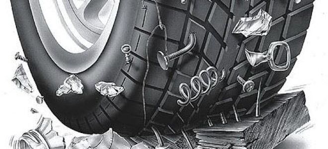 Разбортировка автомобильного колеса