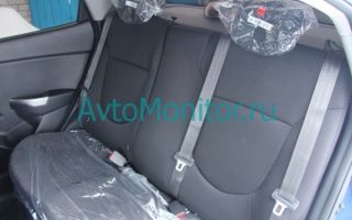 Демонтаж (снятие) задних сидений на Kia Rio