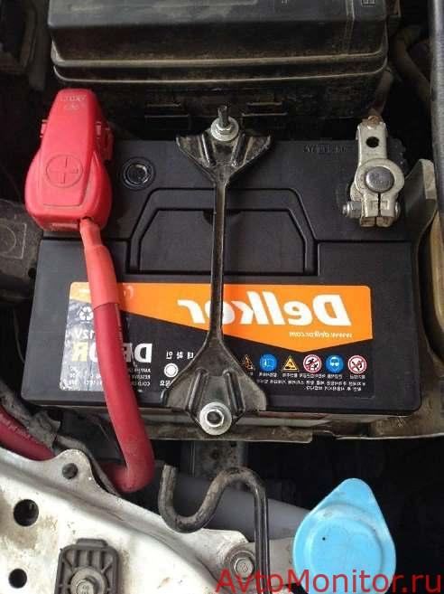 Внешний вид АКБ Шевроле Лачетти