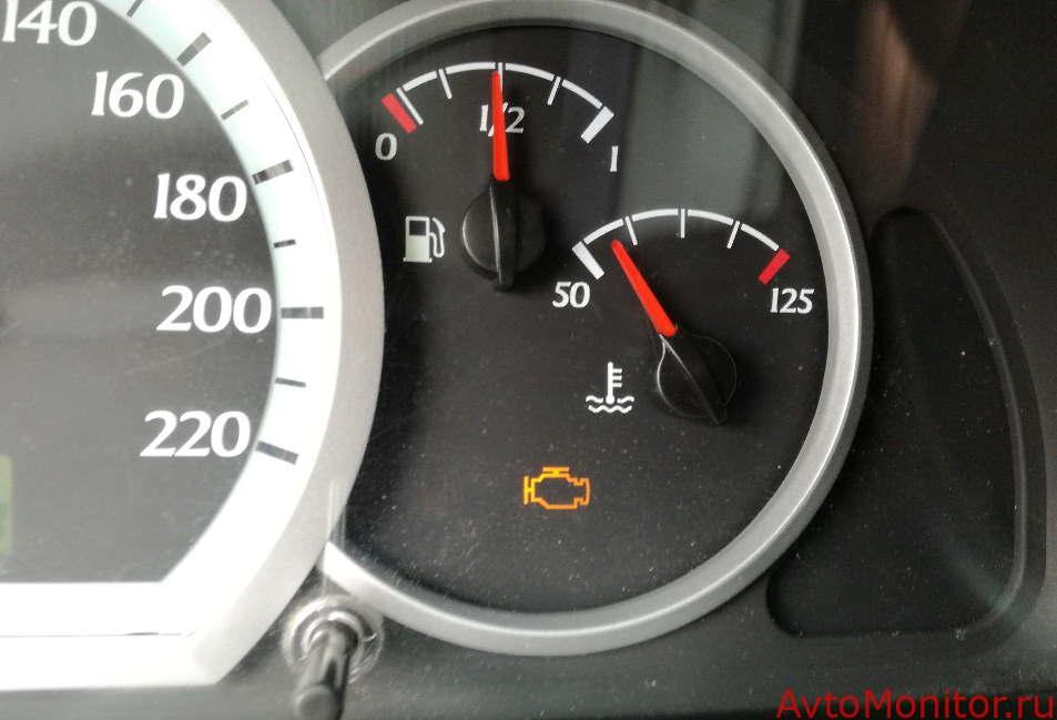 check на панели Лачетти