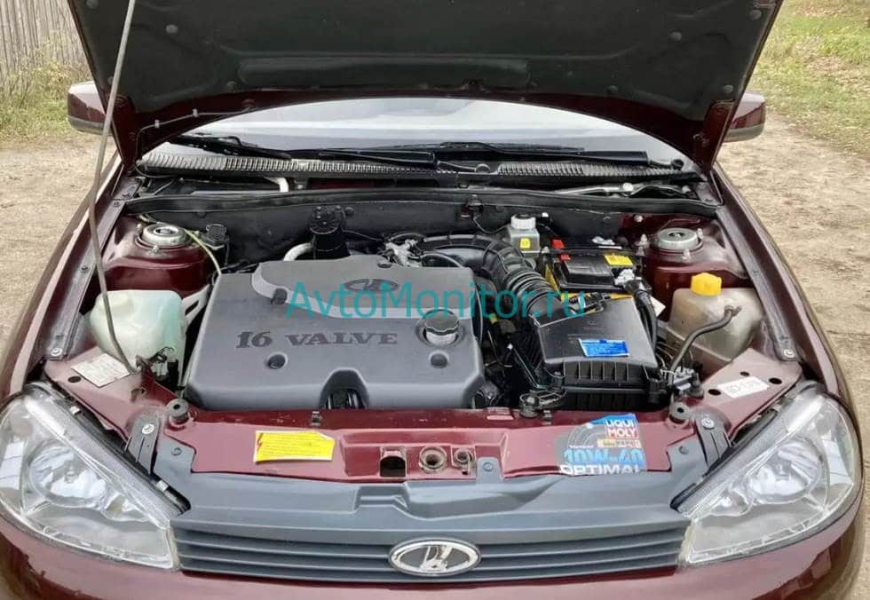 Расположение АКБ на Лада Калина