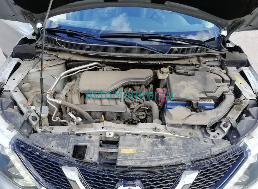 Расположение АКБ на Nissan Qashqai