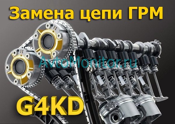 Замена цепи ГРМ двигателя G4KD